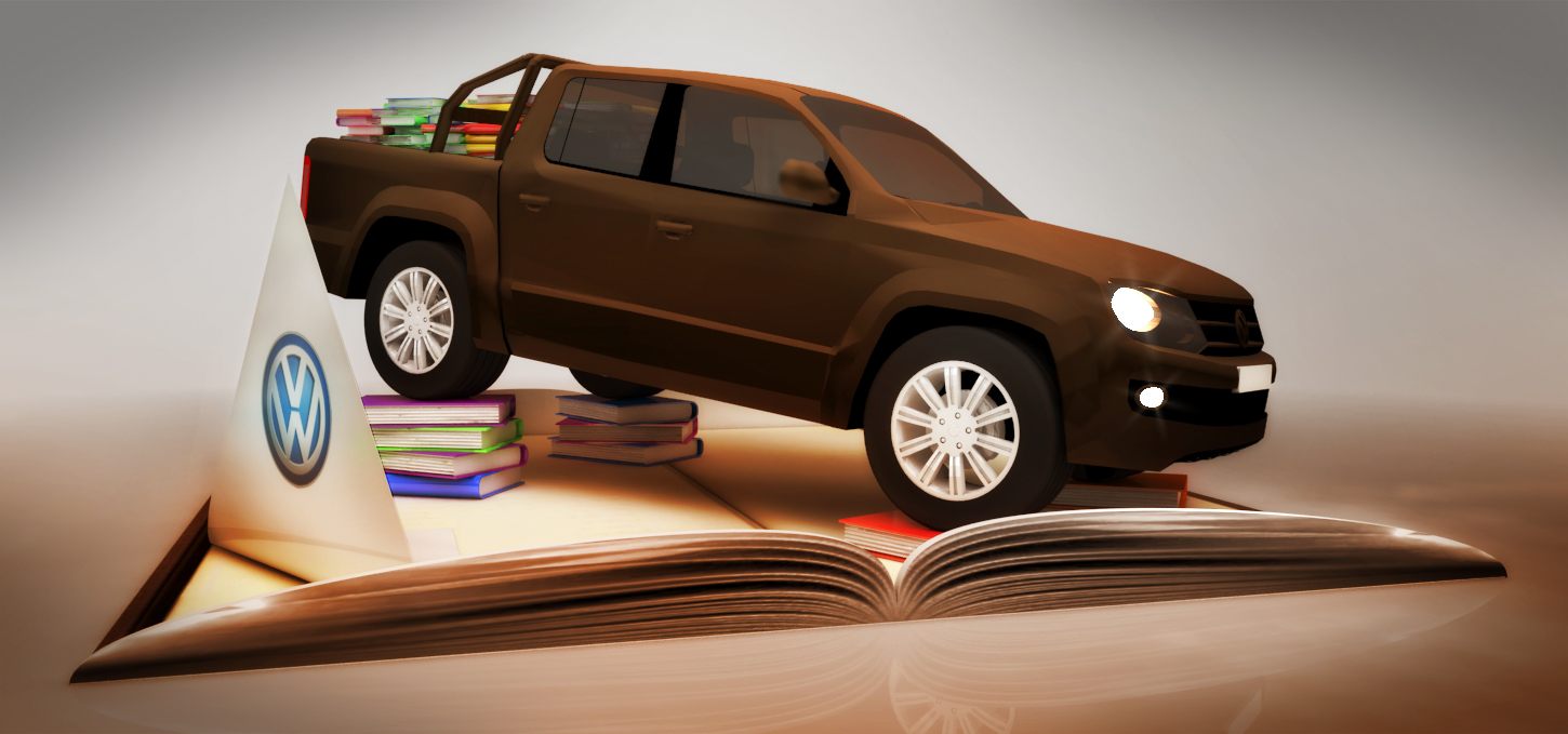 Trilha do Saber Amarok Volkswagen: imagem 3D e projeto cenográfico em 2012 - imagem 1