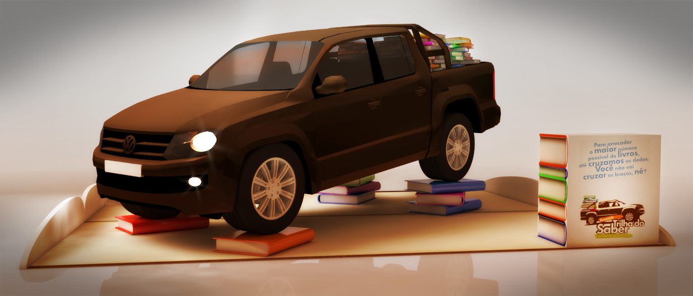 Trilha do Saber Amarok Volkswagen: imagem 3D e projeto cenográfico em 2012 - imagem 2