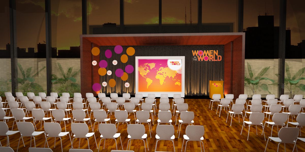 Women In The World: imagem 3D e projeto cenográfico em 2012 - imagem 1