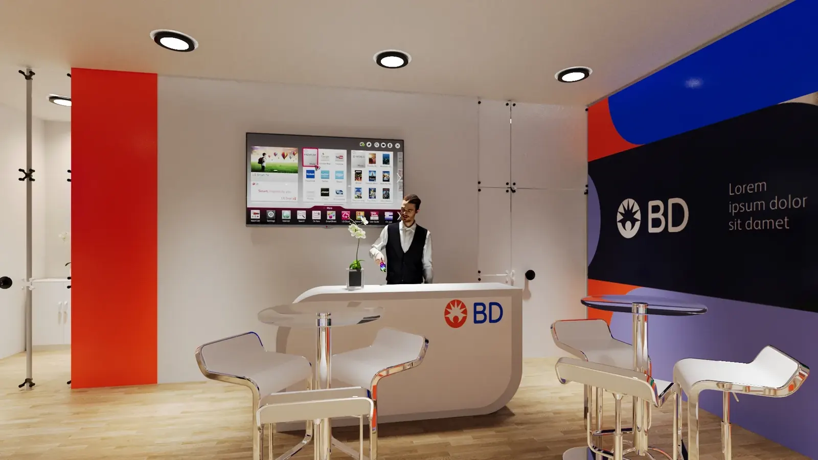 BD: estande médico com clareza técnica e presença institucional - imagem 5
