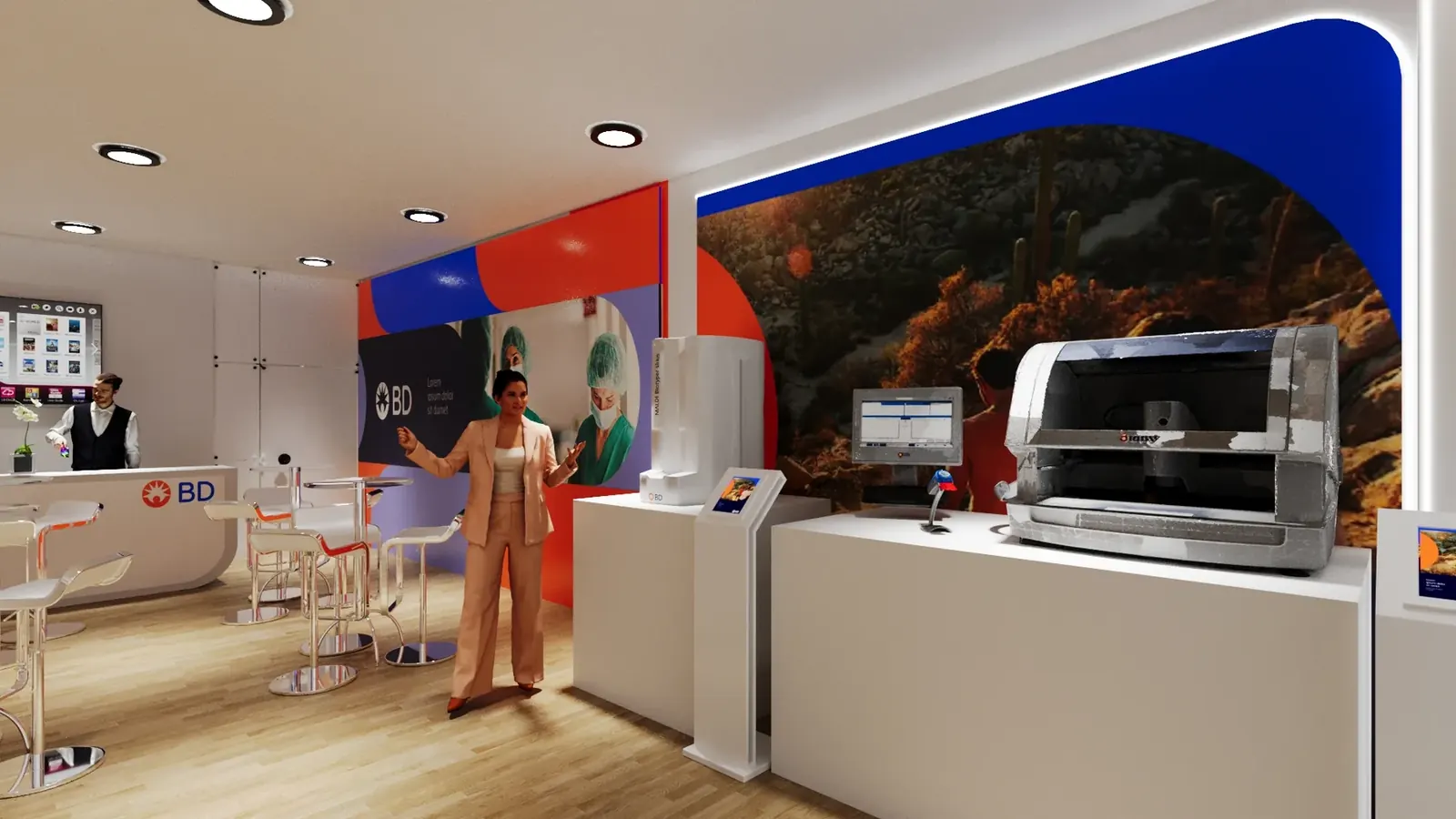 BD: estande médico com clareza técnica e presença institucional - imagem 7