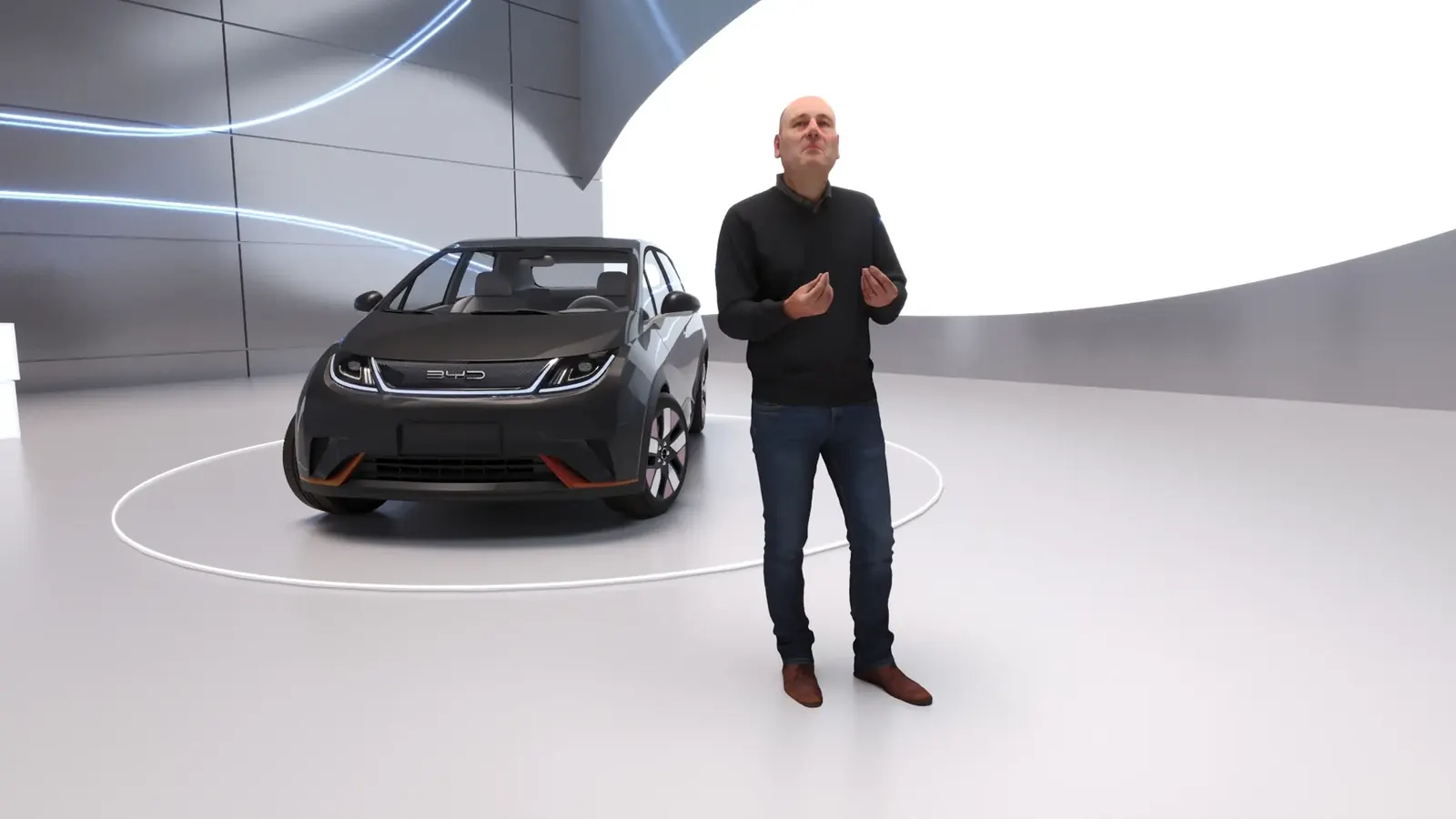 BYD Live: cenografia para tecnologia automotiva em transmissão - imagem 5