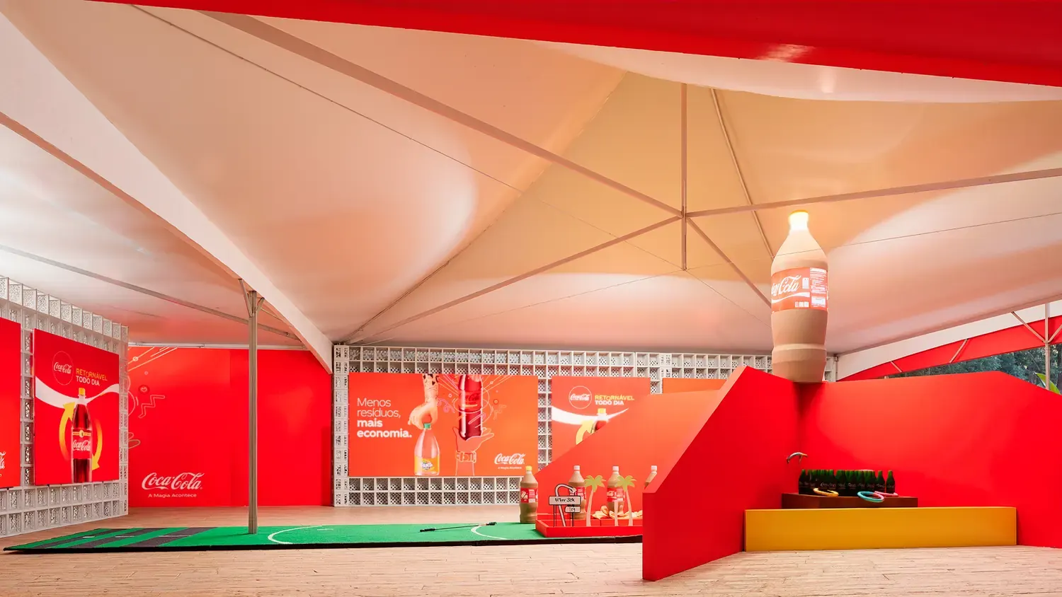 Coca-Cola FEMSA: retornável em ativação de parque