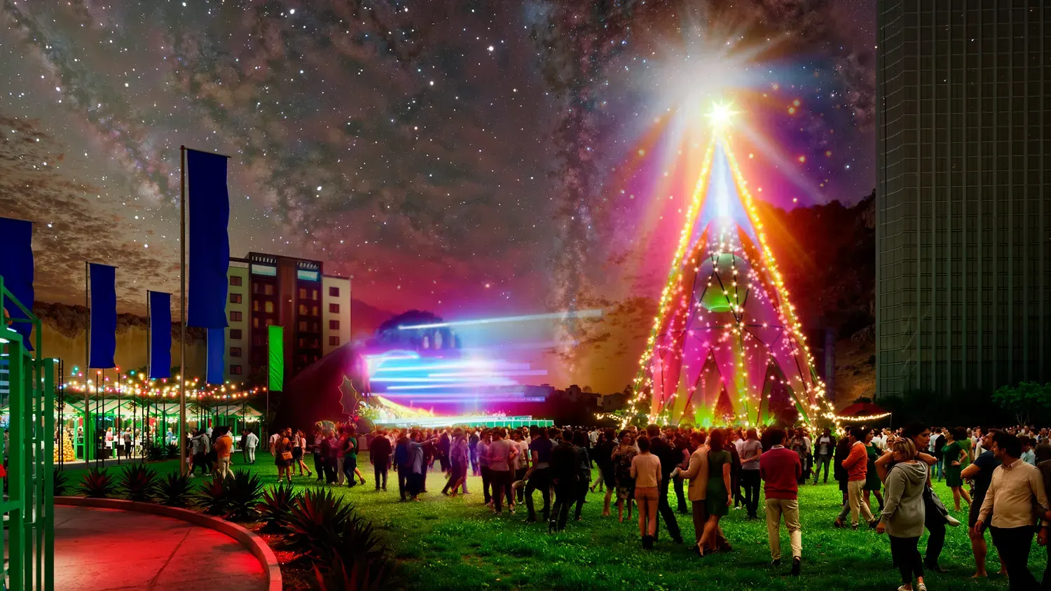 Natal Pink: instalação urbana para acender percurso e memória - imagem 5