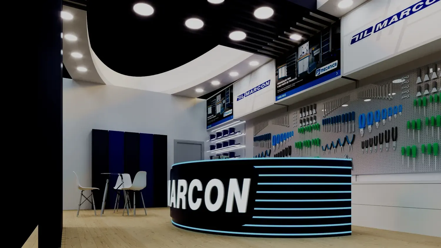 Marcon: presença industrial com leitura comercial sem ruído