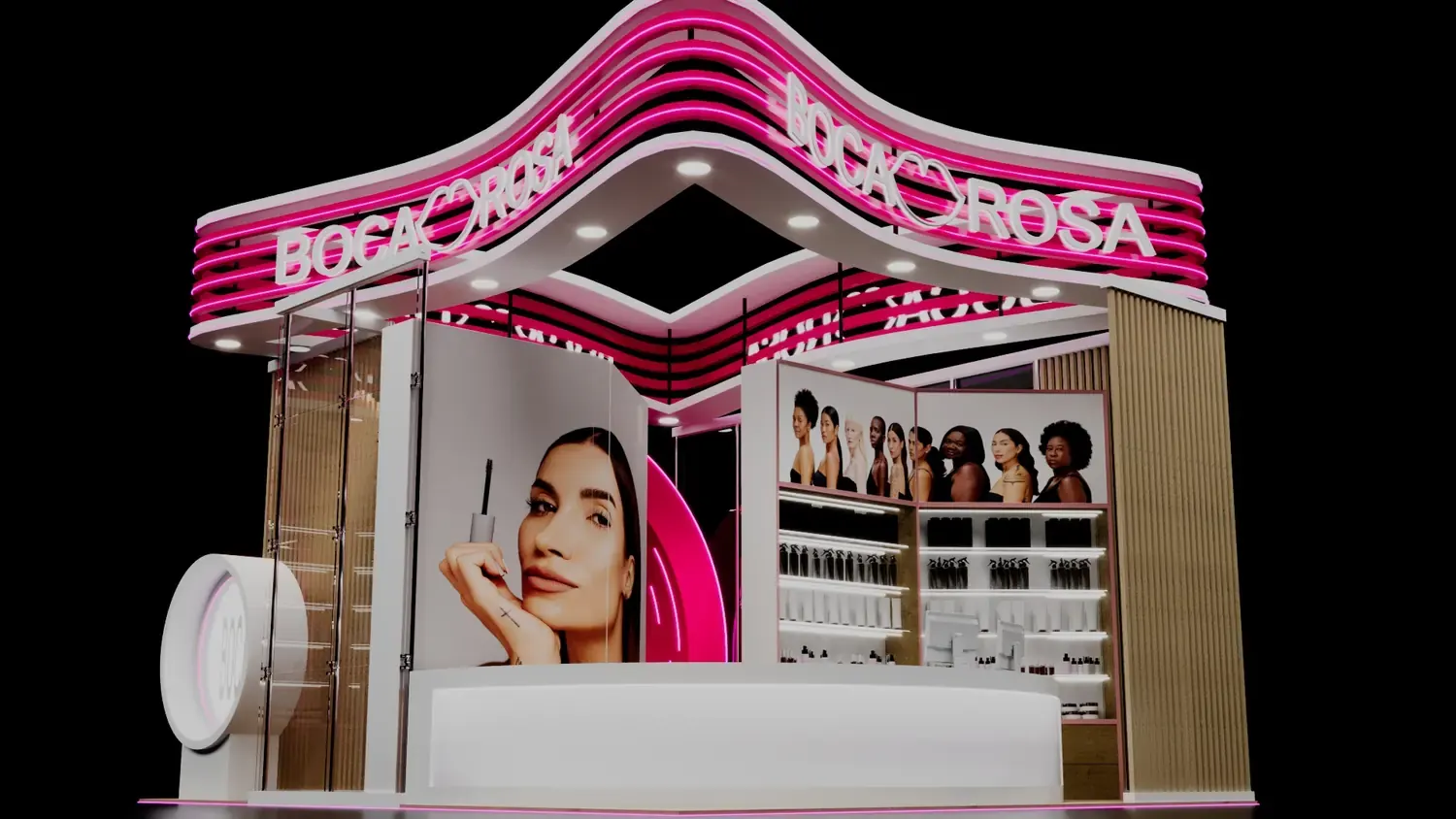 Boca Rosa: maquiagem com energia de comunidade e palco de lançamento - imagem 2
