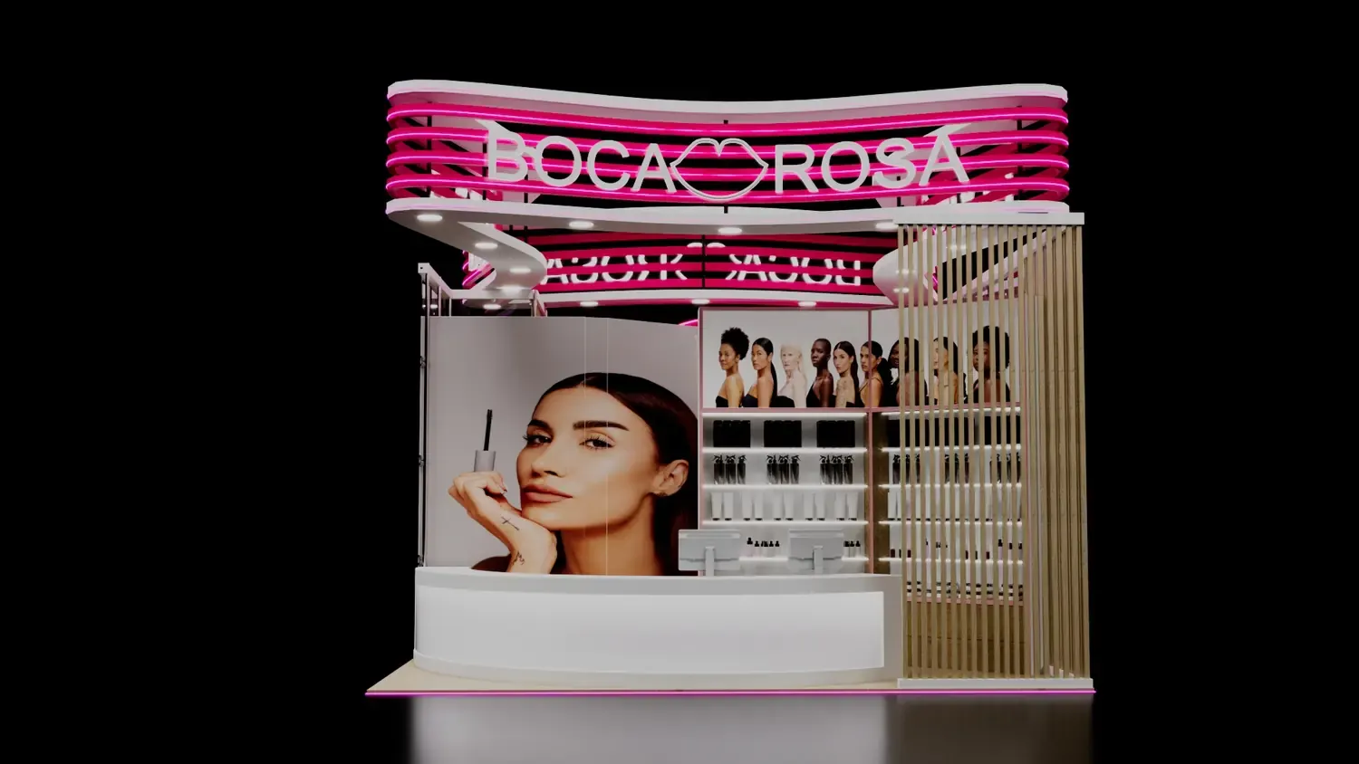 Boca Rosa: maquiagem com energia de comunidade e palco de lançamento - imagem 5