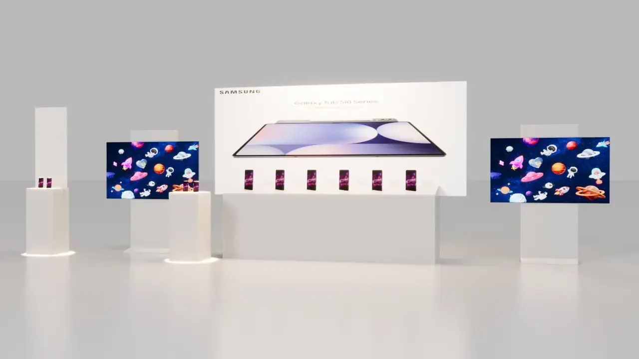 Samsung Galaxy Tab: produto em cena para toque, teste e descoberta - imagem 2