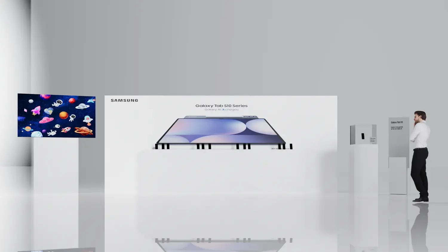 Samsung Galaxy Tab: produto em cena para toque, teste e descoberta - imagem 4