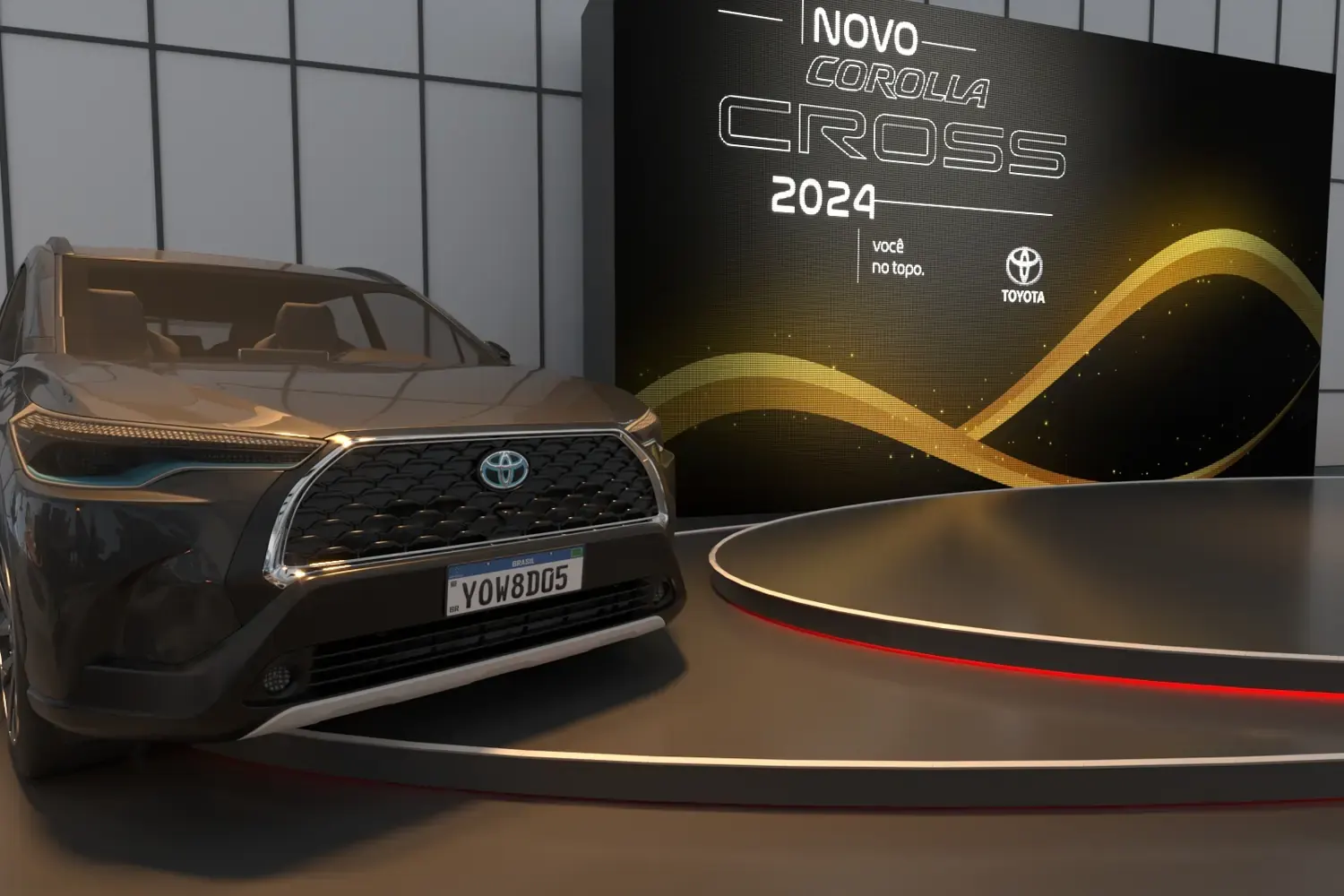Toyota Corolla Cross: SUV híbrido em cena de produto e confiança - imagem 2