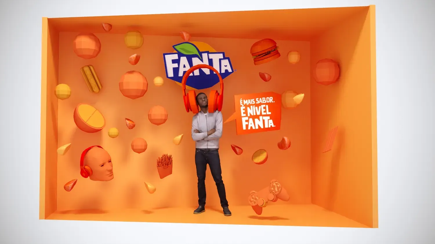 Fanta: cor, fruta e diversão em uma ativação de alto impacto - imagem 1
