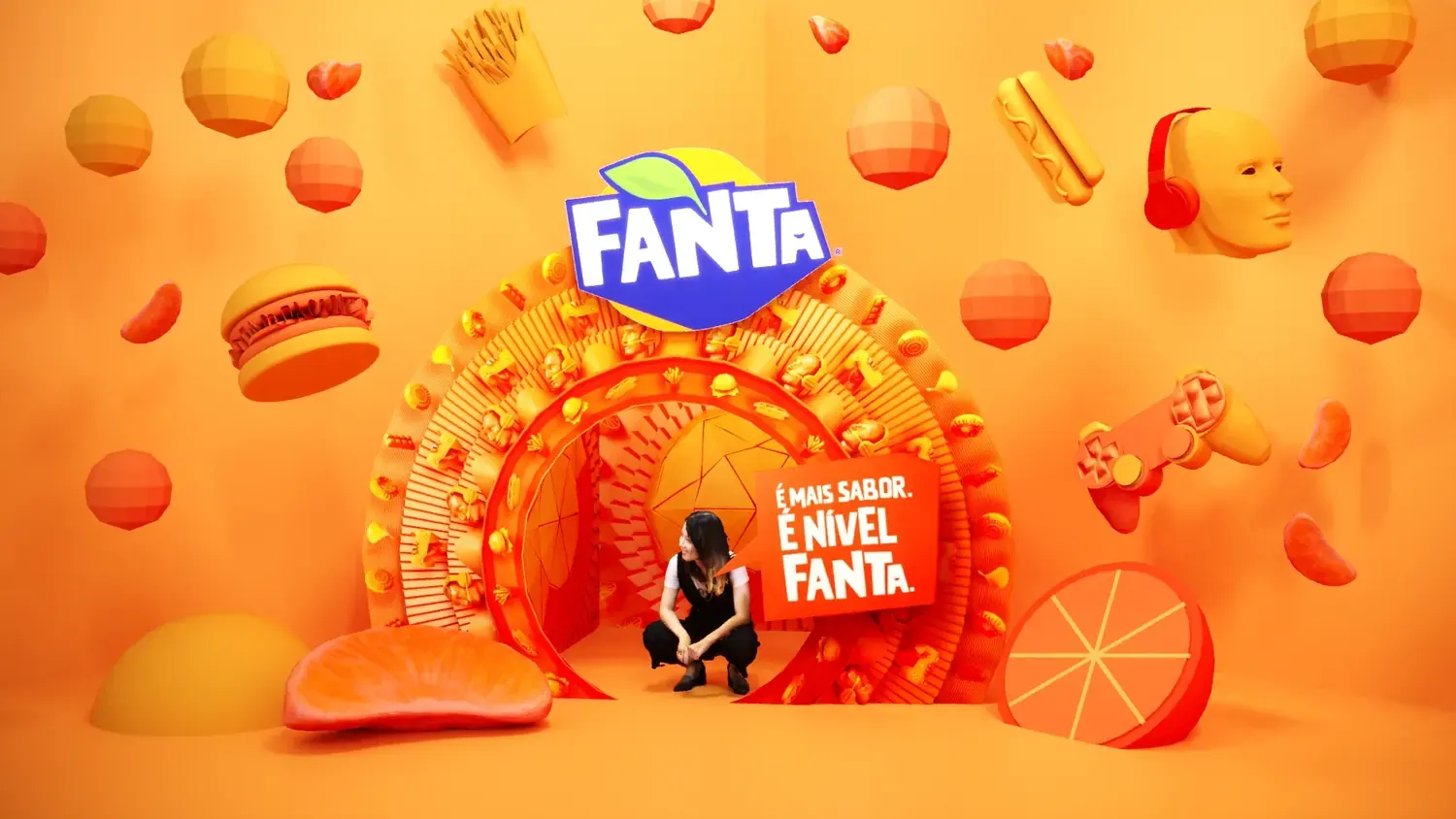 Fanta: cor, fruta e diversão em uma ativação de alto impacto - imagem 2