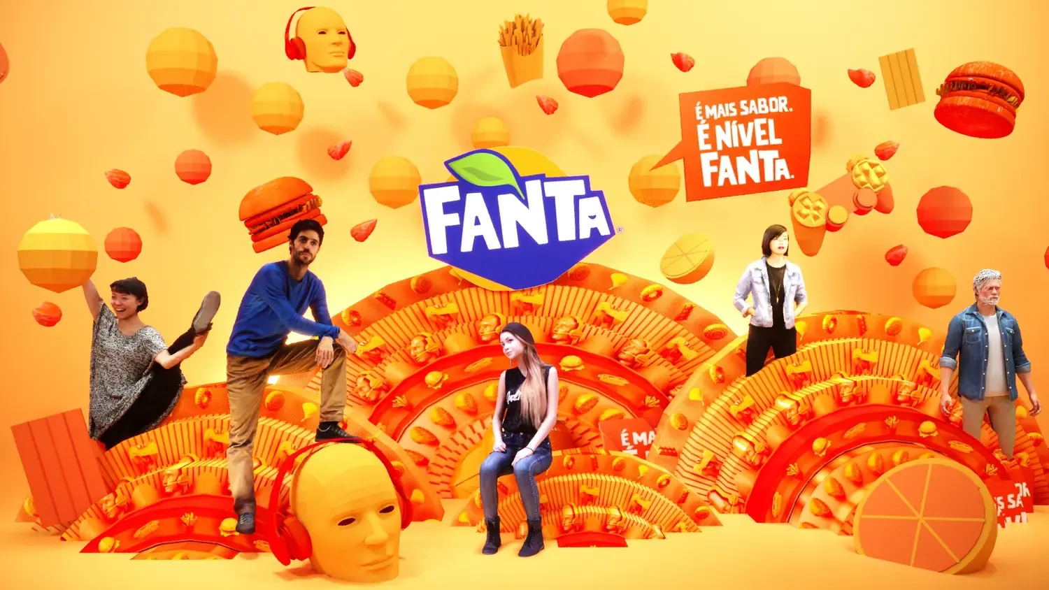 Fanta: cor, fruta e diversão em uma ativação de alto impacto - imagem 3