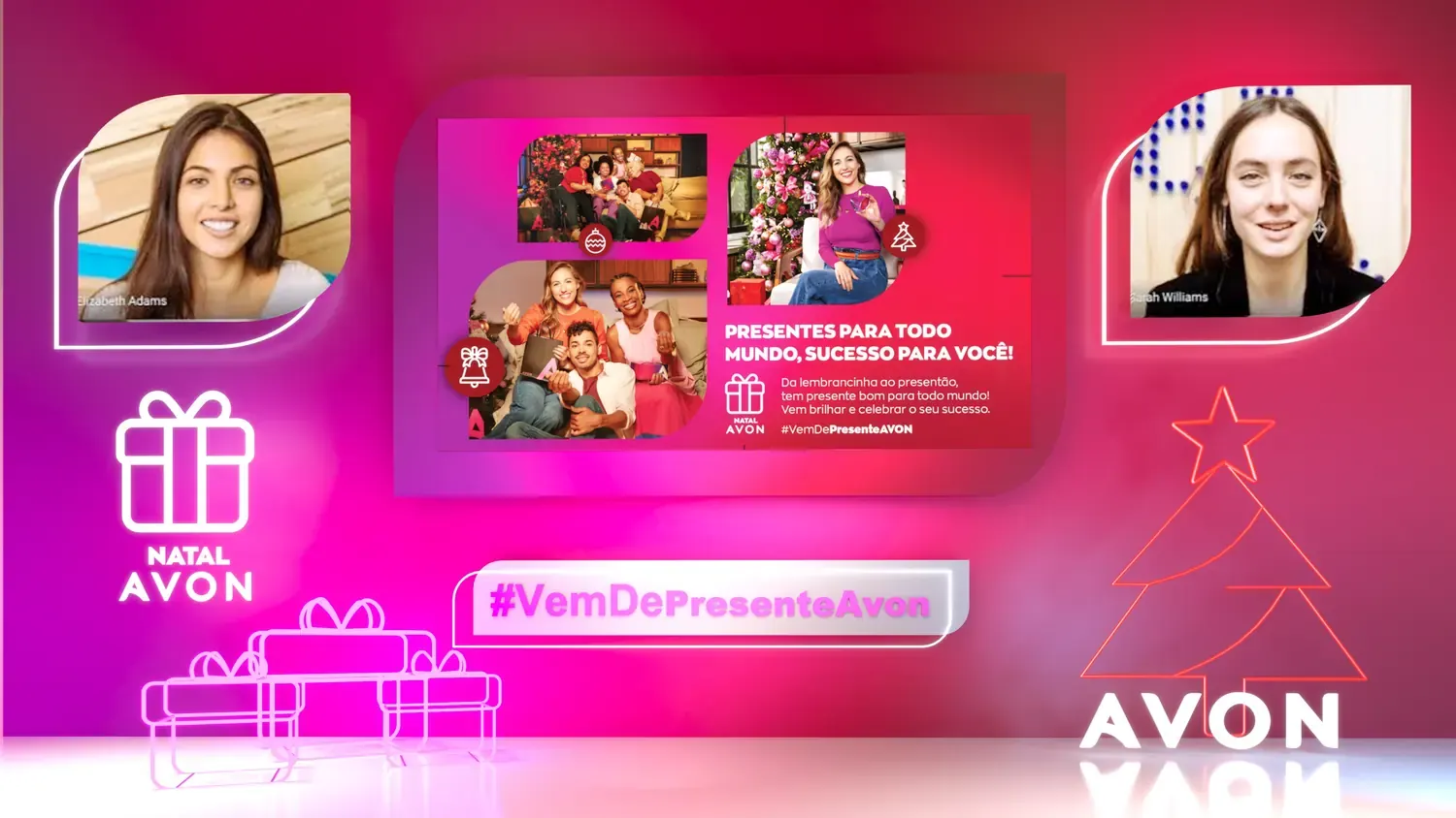 Natal Avon: campanha sazonal com afeto, presente e beleza