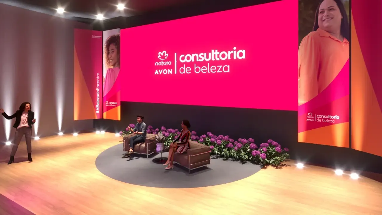 Live Natura Avon NASP: integração de marcas em linguagem de estúdio - imagem 1