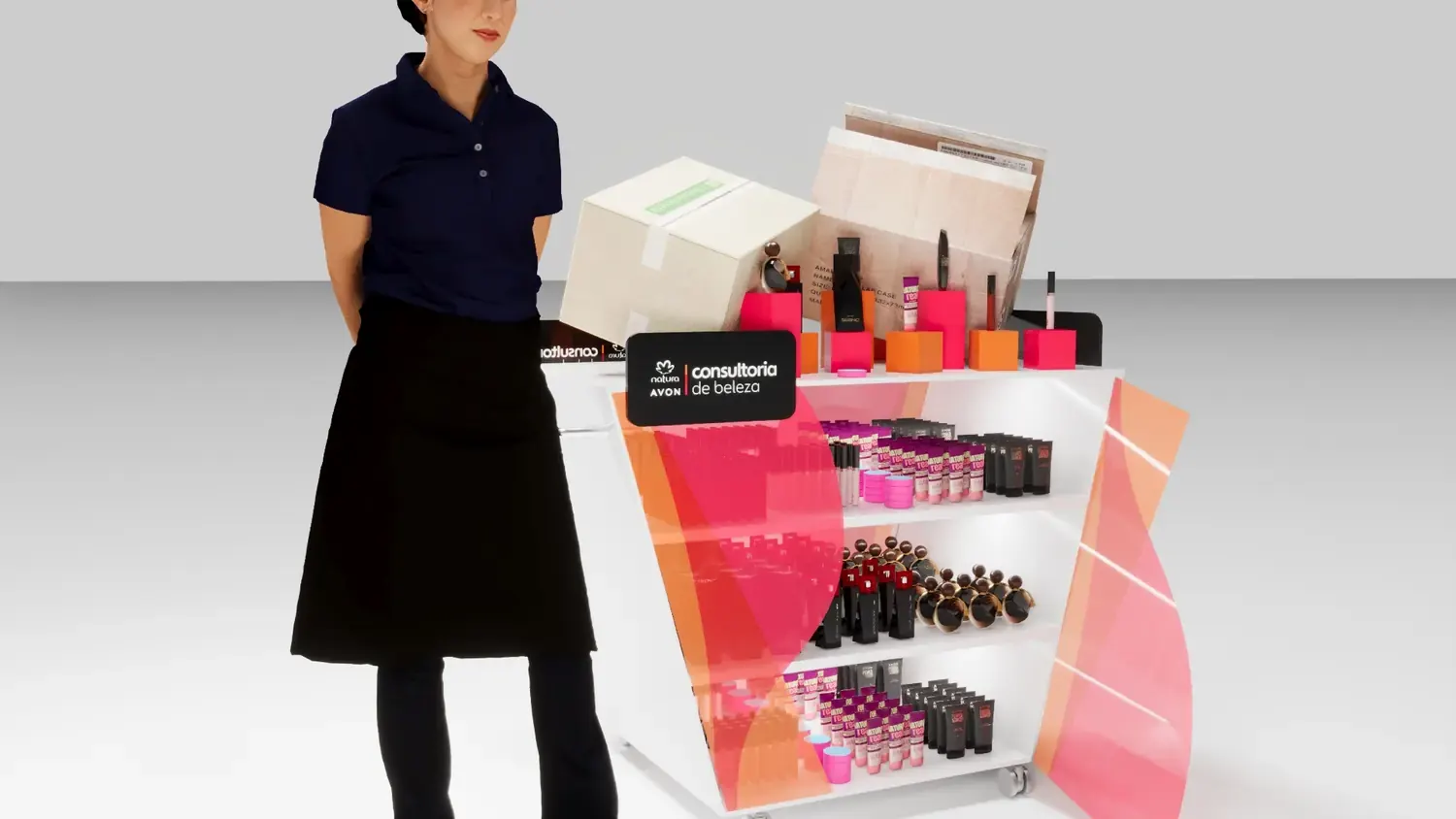Carrinho Integração Avon: beleza em movimento dentro da empresa - imagem 1