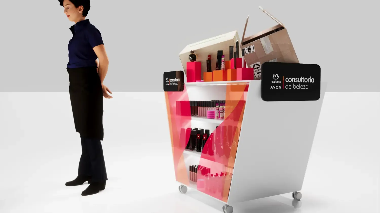 Carrinho Integração Avon: beleza em movimento dentro da empresa - imagem 3