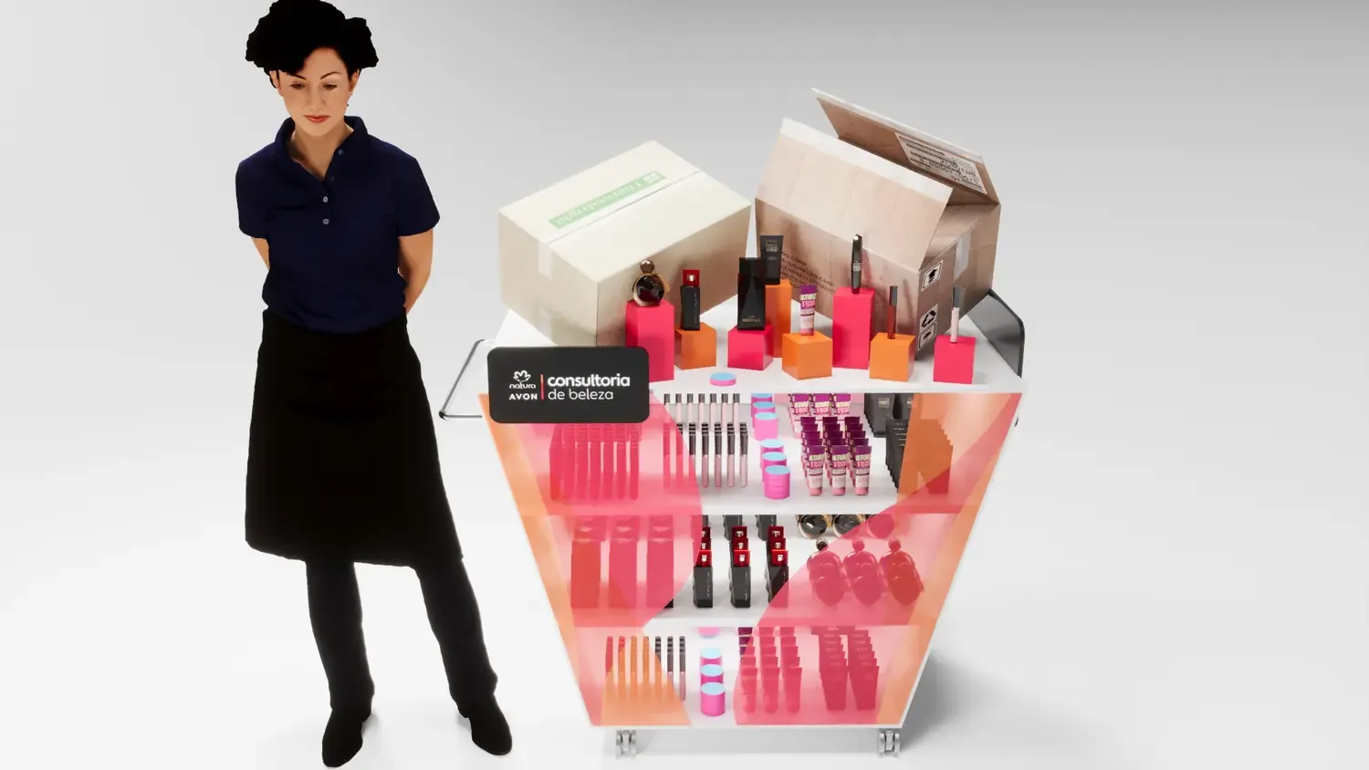 Carrinho Integração Avon: beleza em movimento dentro da empresa - imagem 4