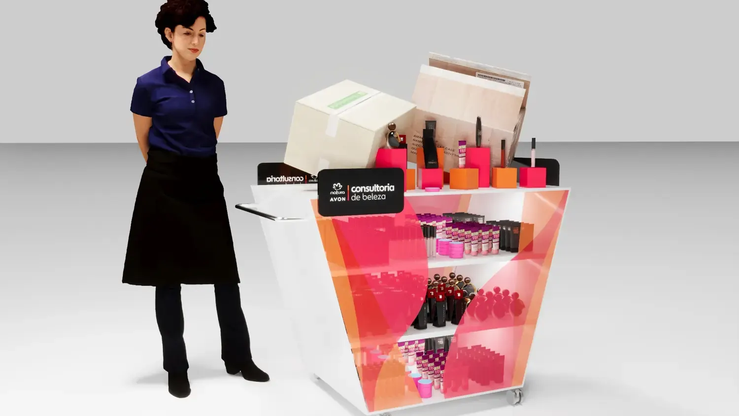 Carrinho Integração Avon: beleza em movimento dentro da empresa - imagem 5