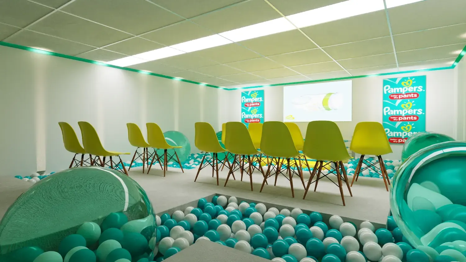 Pampers Paint: cuidado de bebê em uma experiência de cor e descoberta - imagem 3