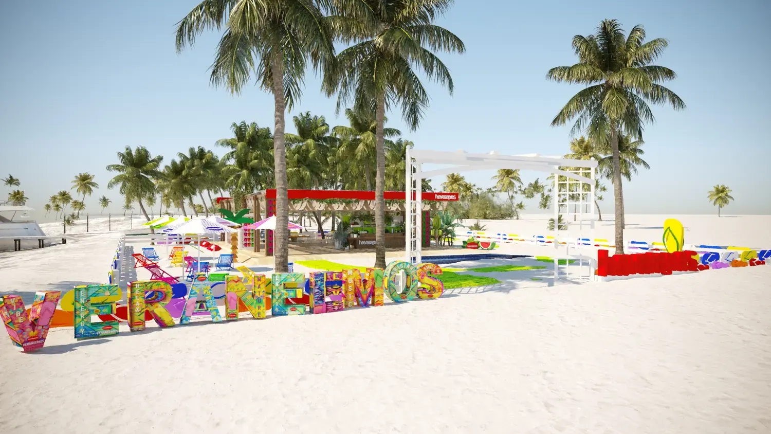 Havaianas Arena 2.0: uma arena de cor para a cultura do verão