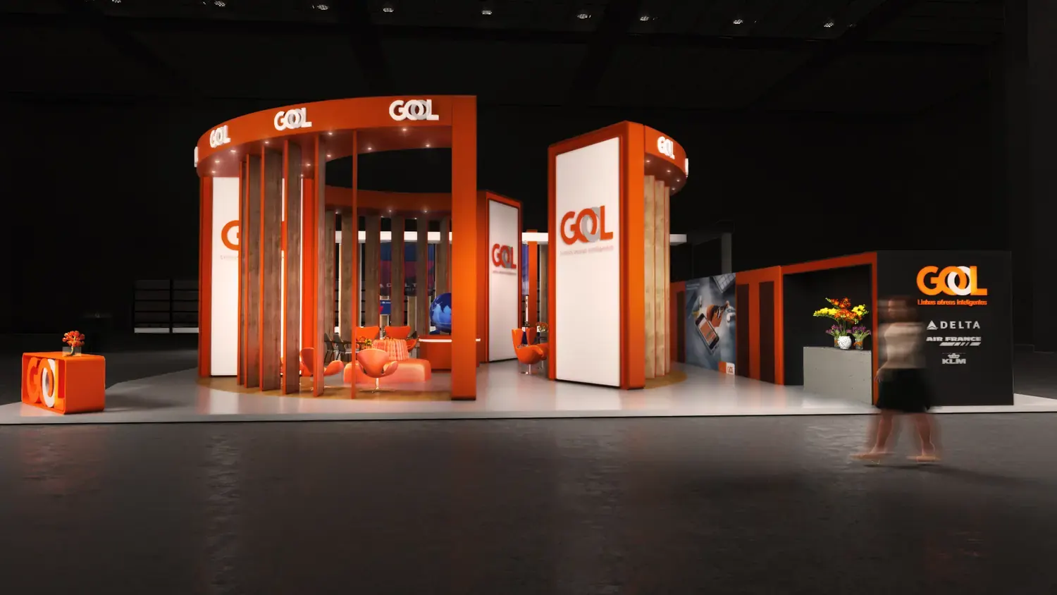 GOL: aviação brasileira em presença de feira clara e movimentada - imagem 4