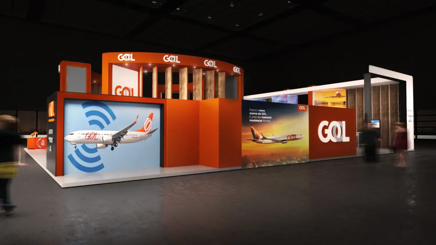 GOL: aviação brasileira em presença de feira clara e movimentada - imagem 5