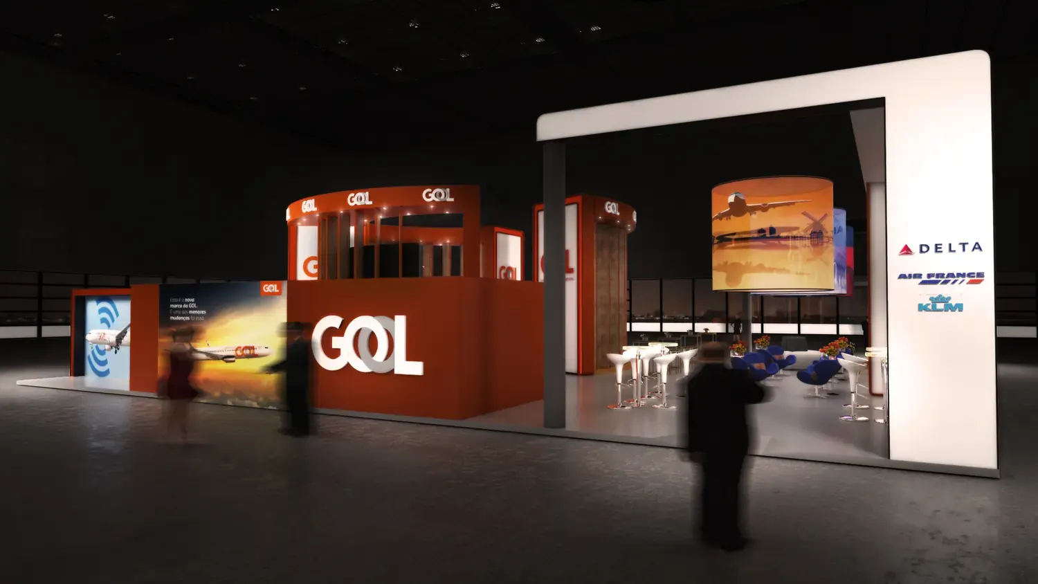 GOL: aviação brasileira em presença de feira clara e movimentada - imagem 6