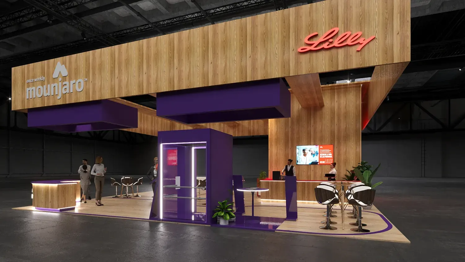 Lilly Stands 2026: ciência farmacêutica com sistema visual modular - imagem 1