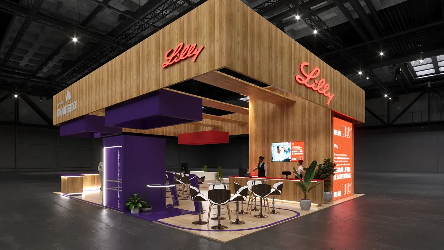 Lilly Stands 2026: ciência farmacêutica com sistema visual modular - imagem 2