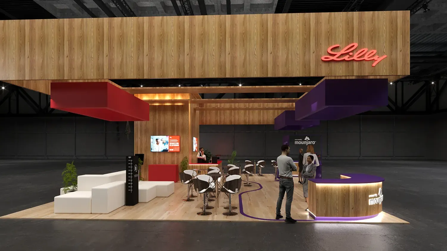 Lilly Stands 2026: ciência farmacêutica com sistema visual modular - imagem 3