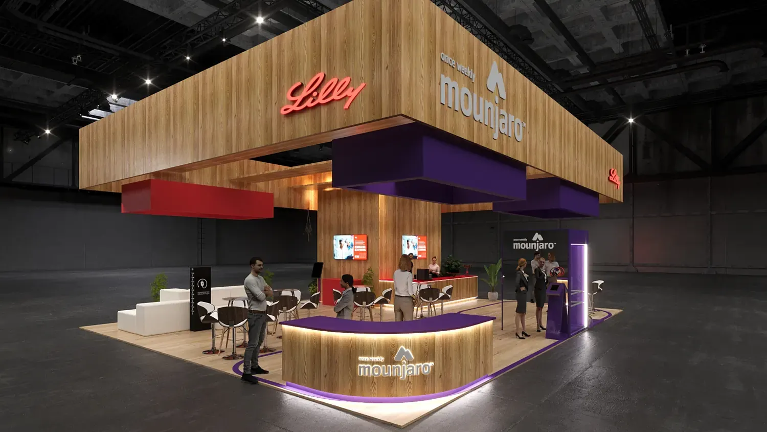 Lilly Stands 2026: ciência farmacêutica com sistema visual modular - imagem 4