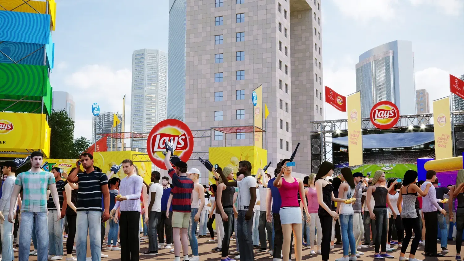 Lay's Champions League: snack, futebol e torcida em experiência de alto alcance - imagem 3