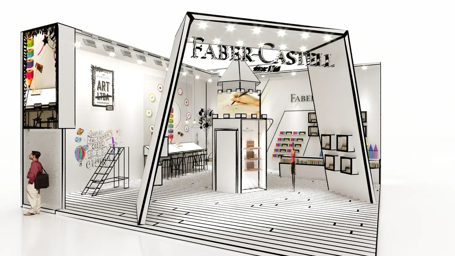 Faber-Castell na CCXP: cor, desenho e imaginação em escala pop - imagem 1