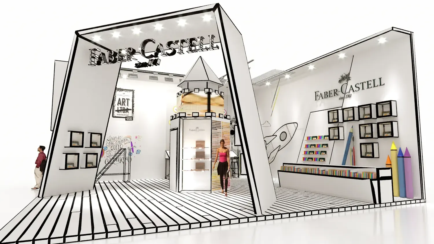 Faber-Castell na CCXP: cor, desenho e imaginação em escala pop - imagem 2