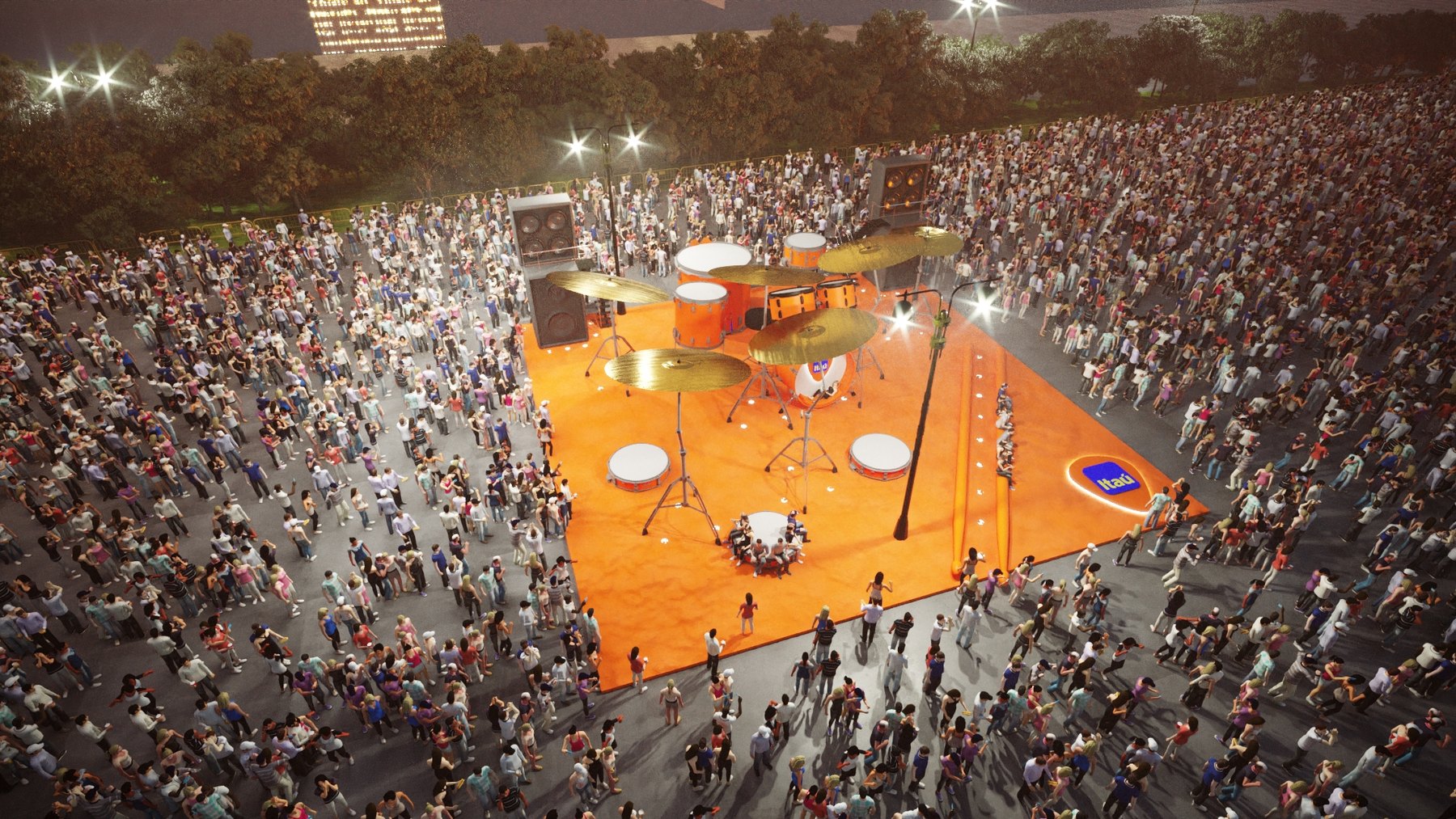 Itaú no Rock in Rio: banco como experiência de música e conveniência