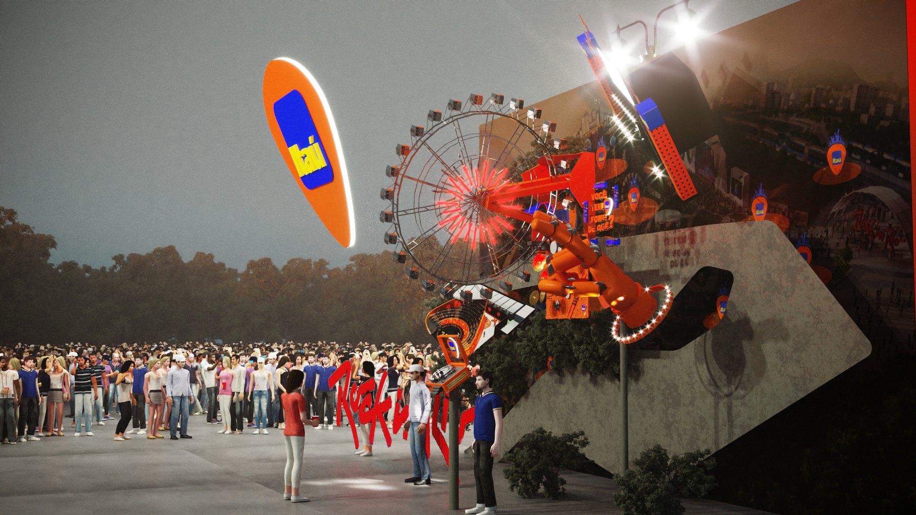 Itaú no Rock in Rio: banco como experiência de música e conveniência - imagem 13