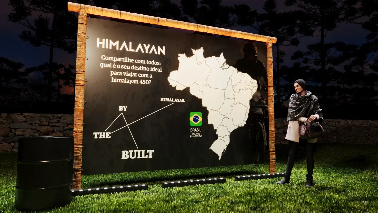 Royal Enfield Himalayan: aventura em duas rodas com cenário de exploração