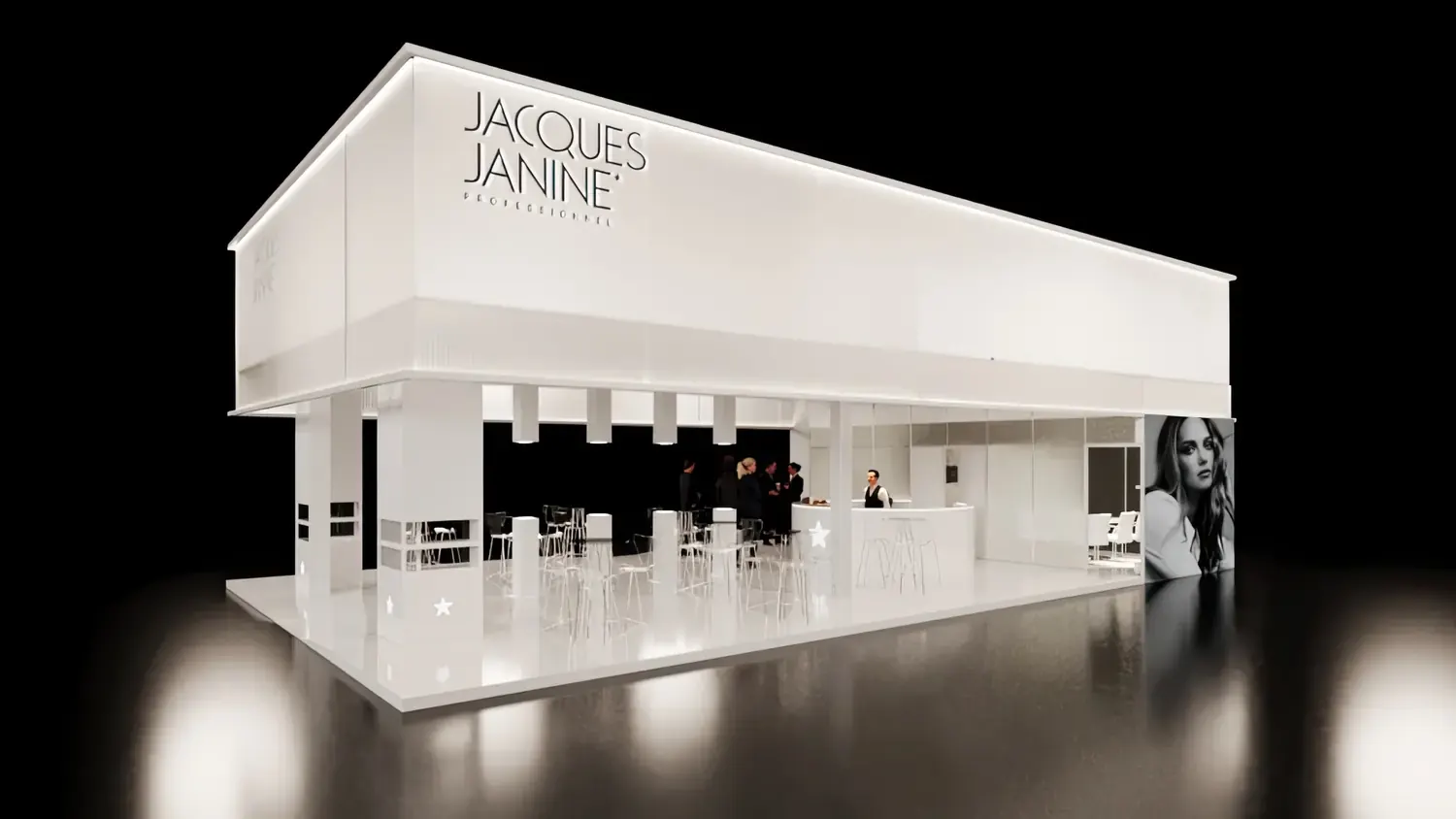 Jacques Janine na Beauty Fair: a elegância do salão em escala de feira - imagem 1