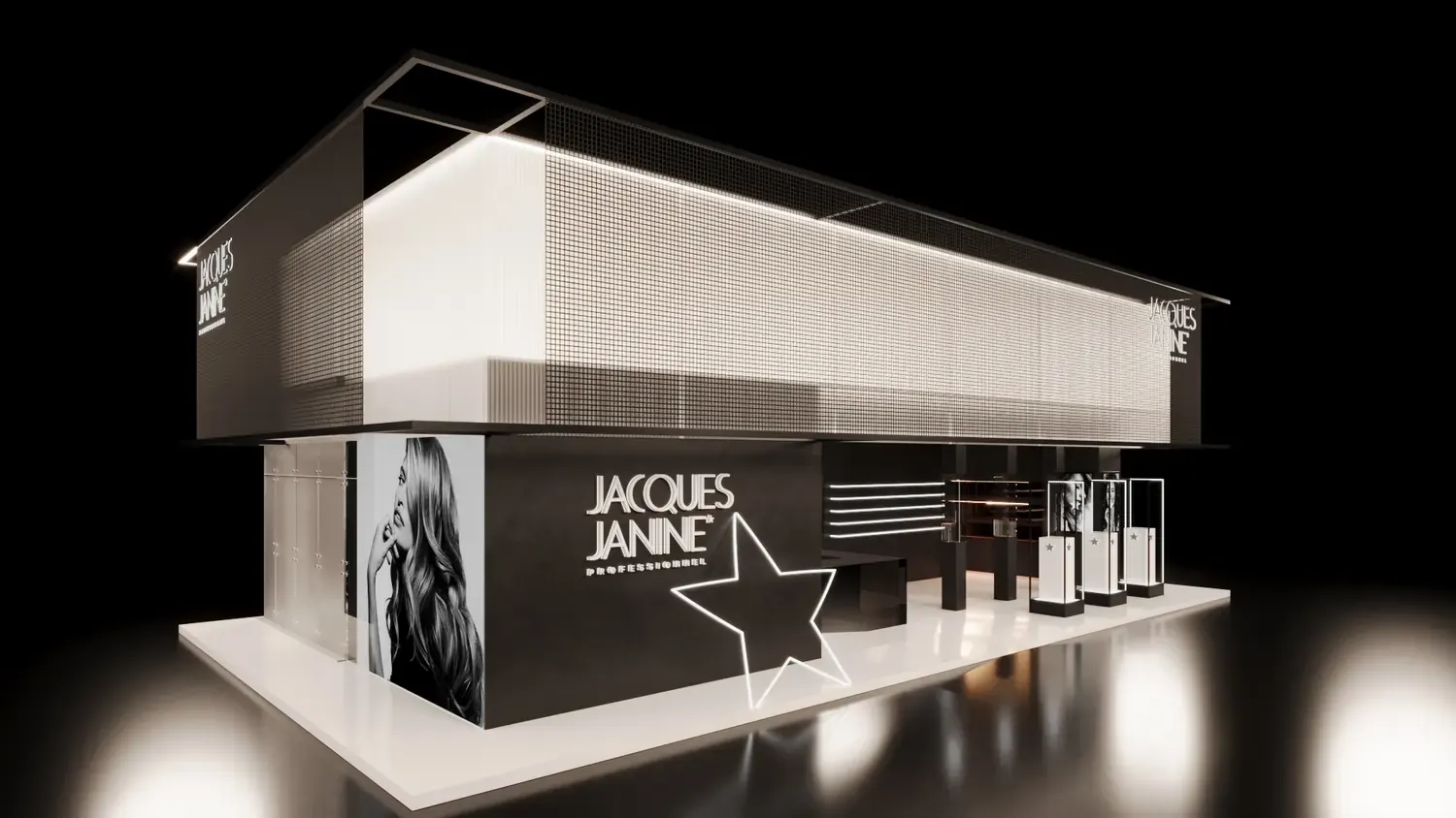 Jacques Janine na Beauty Fair: a elegância do salão em escala de feira - imagem 3