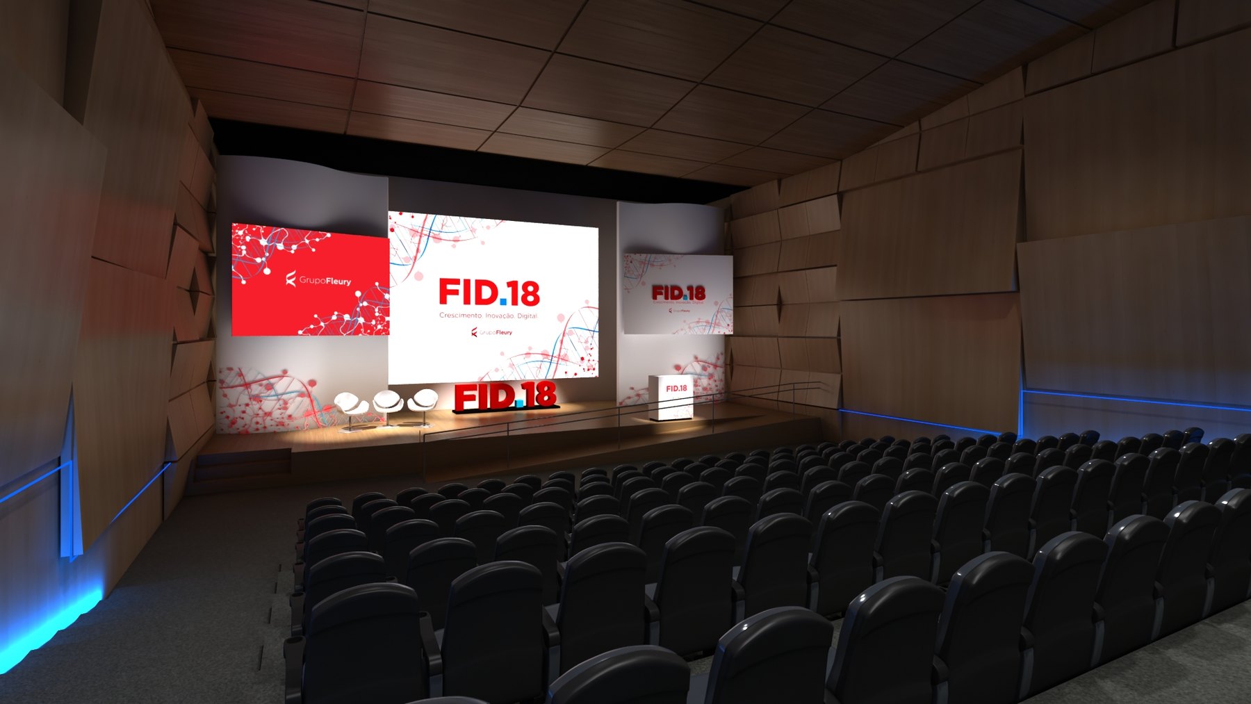 Fleury FED.18: ciência, saúde e acolhimento em formato de auditório - imagem 9