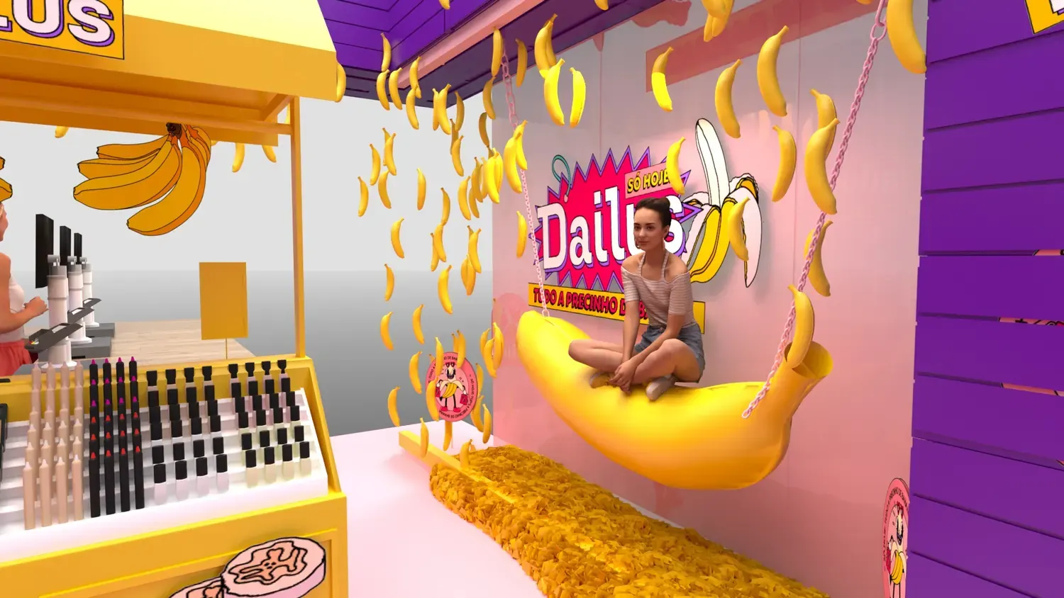Dailus Precinho de Banana: beleza com humor, cor e apelo de varejo - imagem 3