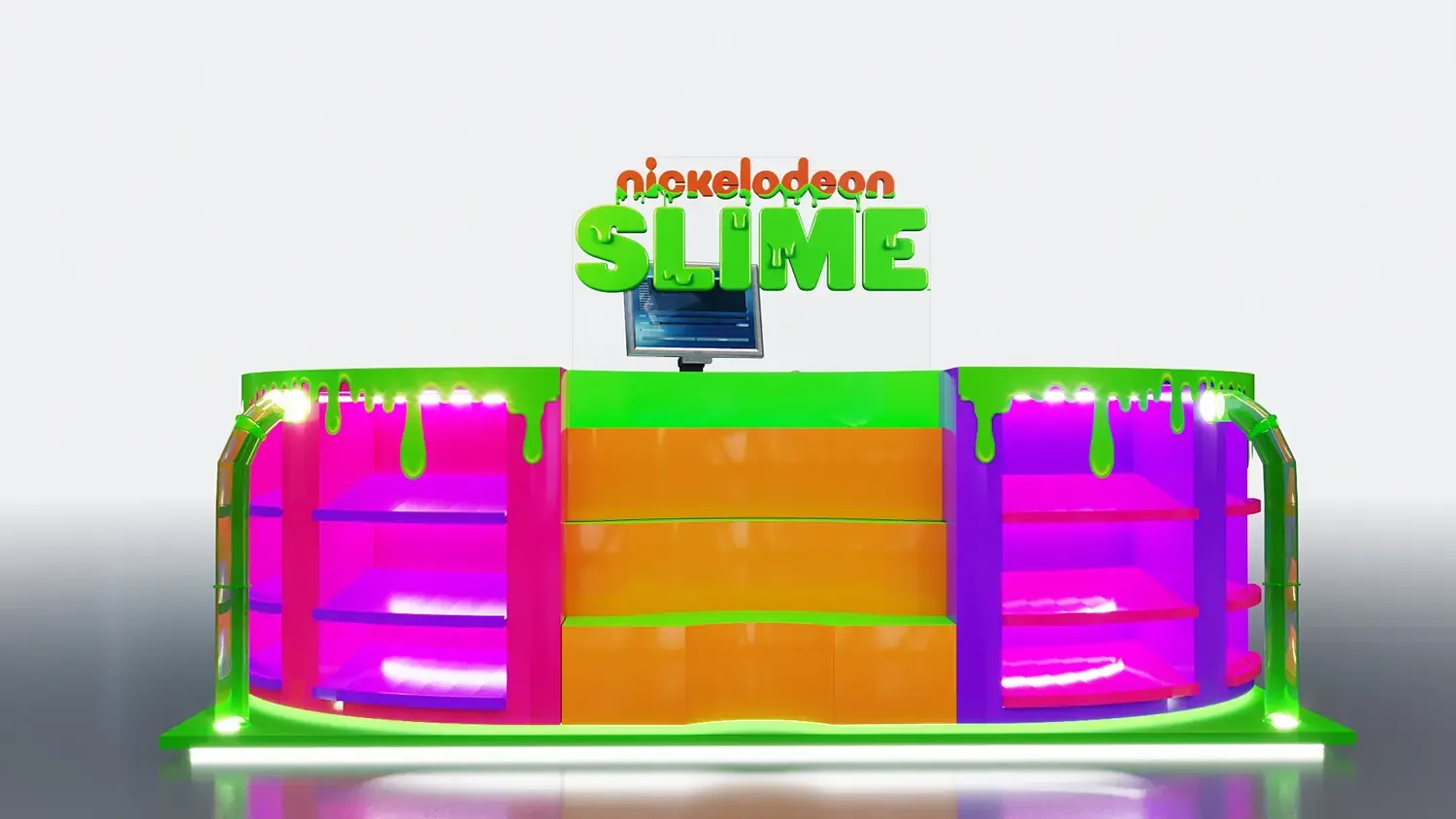 Nickelodeon Slime: cor, textura e brincadeira em formato de quiosque - imagem 5