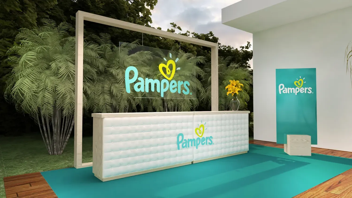 Pampers: cuidado infantil em uma cena suave e acolhedora - imagem 1