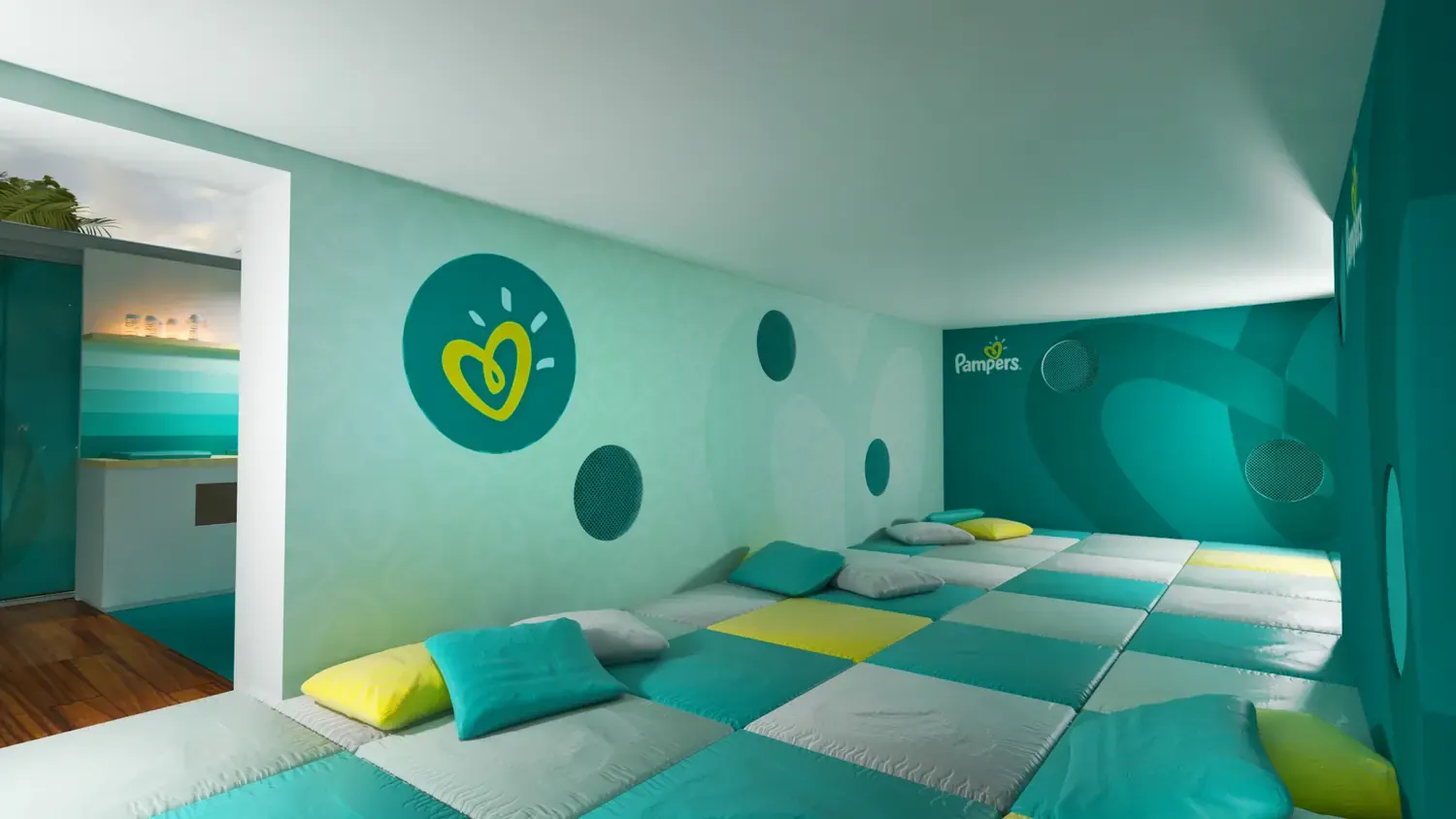 Pampers: cuidado infantil em uma cena suave e acolhedora - imagem 3