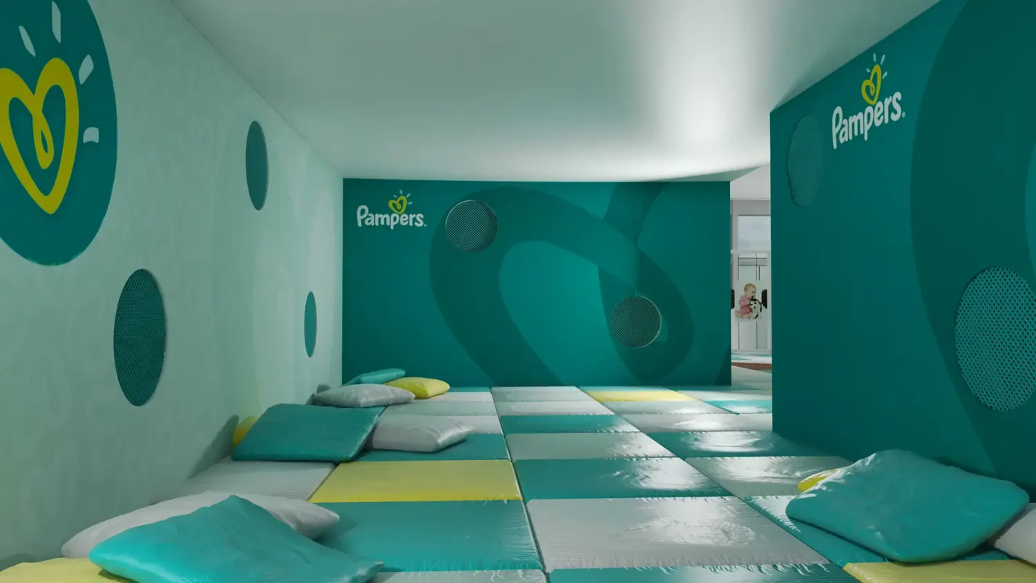 Pampers: cuidado infantil em uma cena suave e acolhedora - imagem 4