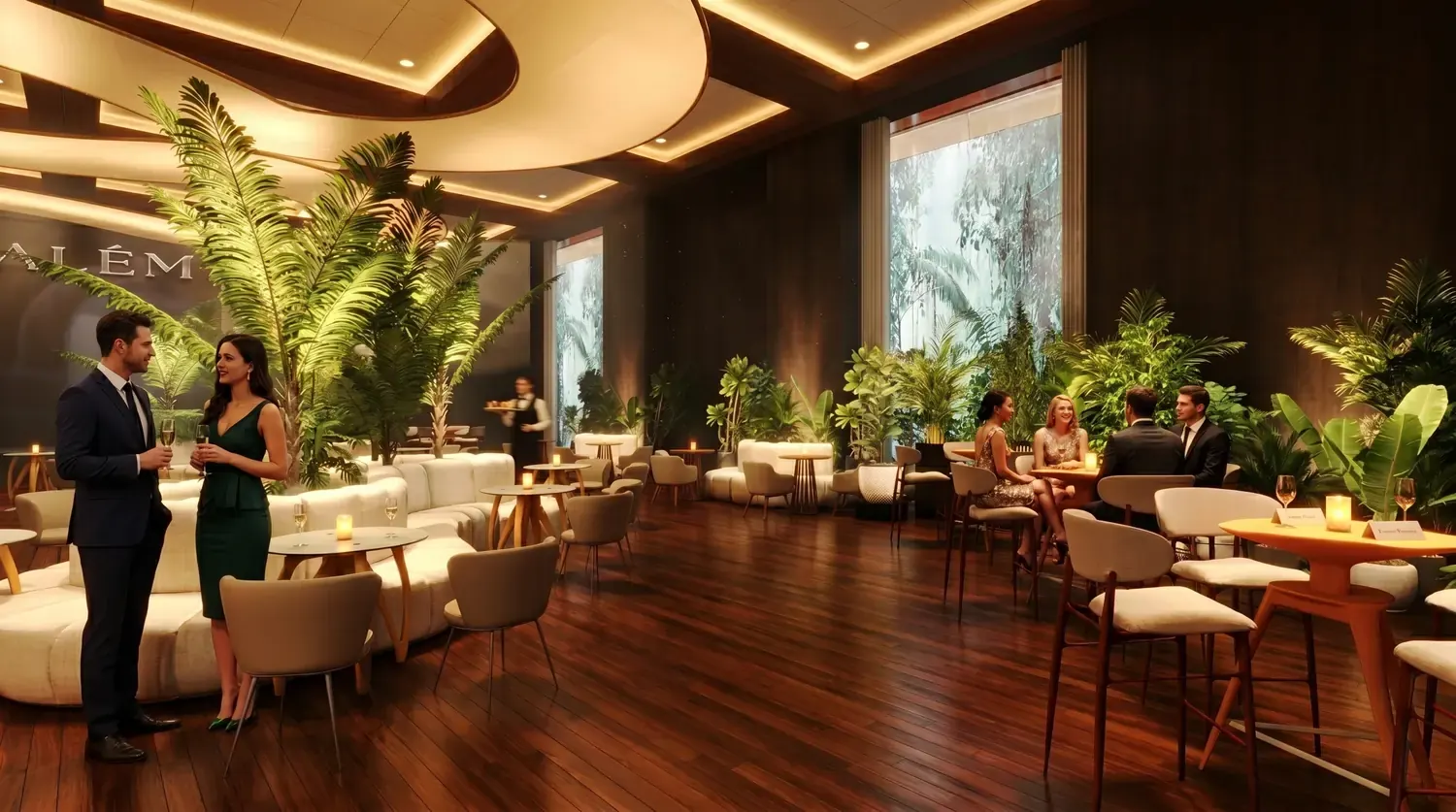 Voji: encontro corporativo com desenho aberto e atmosfera natural - imagem 4