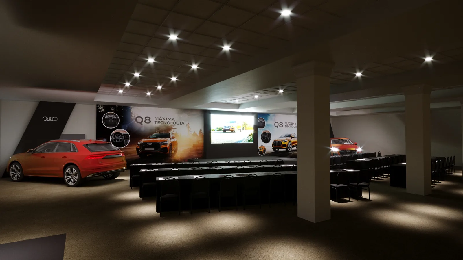 Audi Q8: design, potência e tecnologia em treinamento premium