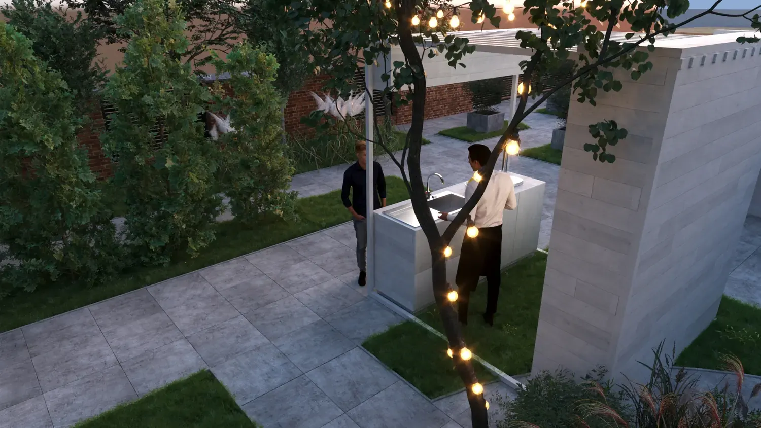 Hoegaarden: um jardim belga em forma de bar - imagem 3