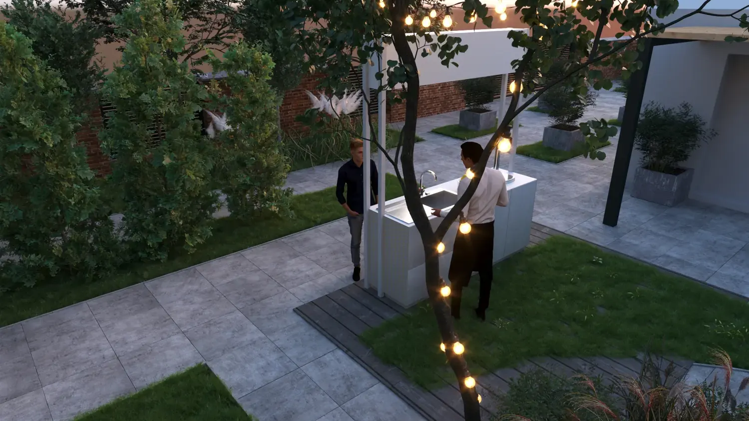 Hoegaarden: um jardim belga em forma de bar - imagem 5